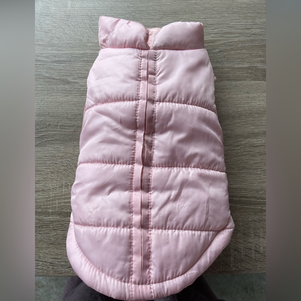 Pink dog sweater